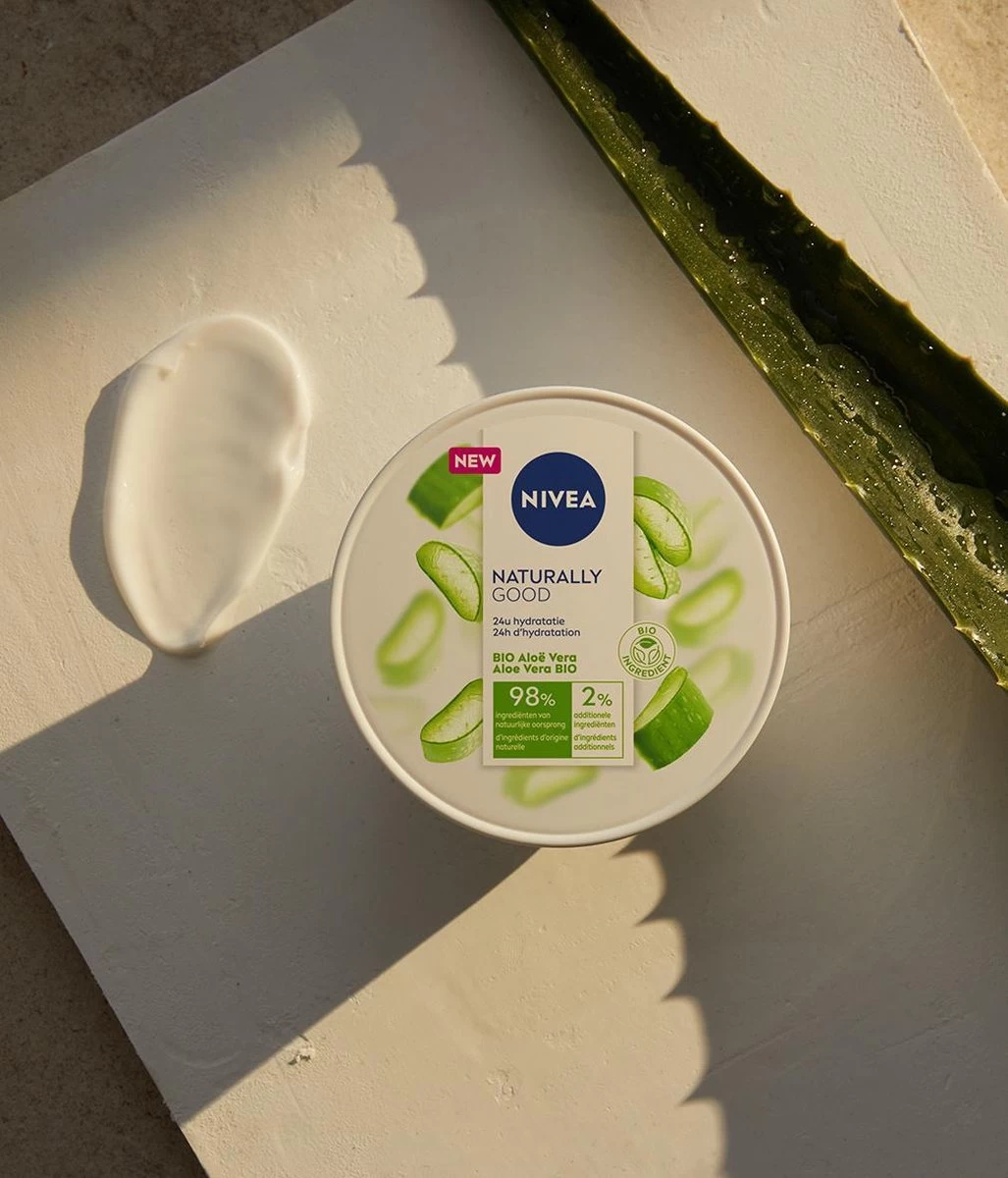 NIVEA All Purpose Créme Naturally Good Aloe Vera Bodylotion - 200 Ml 5 NIVEA All Purpose Créme Naturally Good Aloe Vera Bodylotion - 200 Ml - Afbeelding 5