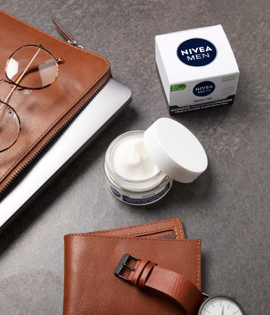 NIVEA MEN Sensitive Dagcrème - Voor De Gevoelige Huid - 50 Ml 4 NIVEA MEN Sensitive Dagcrème - Voor De Gevoelige Huid - 50 Ml - Afbeelding 4