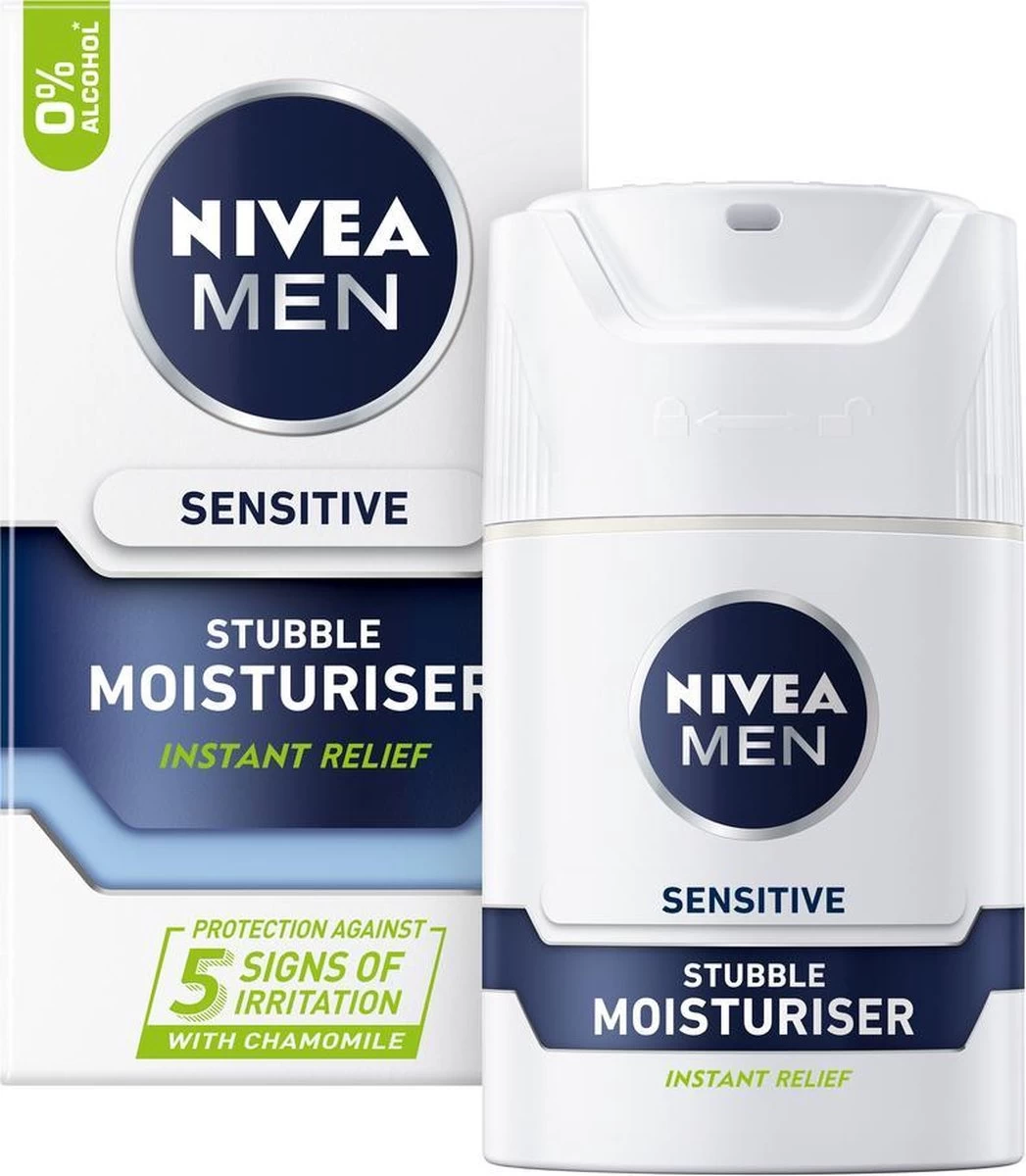 NIVEA MEN Sensitive Moisturiser - Dagcrème - 50 Ml 2 NIVEA MEN Sensitive Moisturiser - Dagcrème - 50 Ml - Afbeelding 2