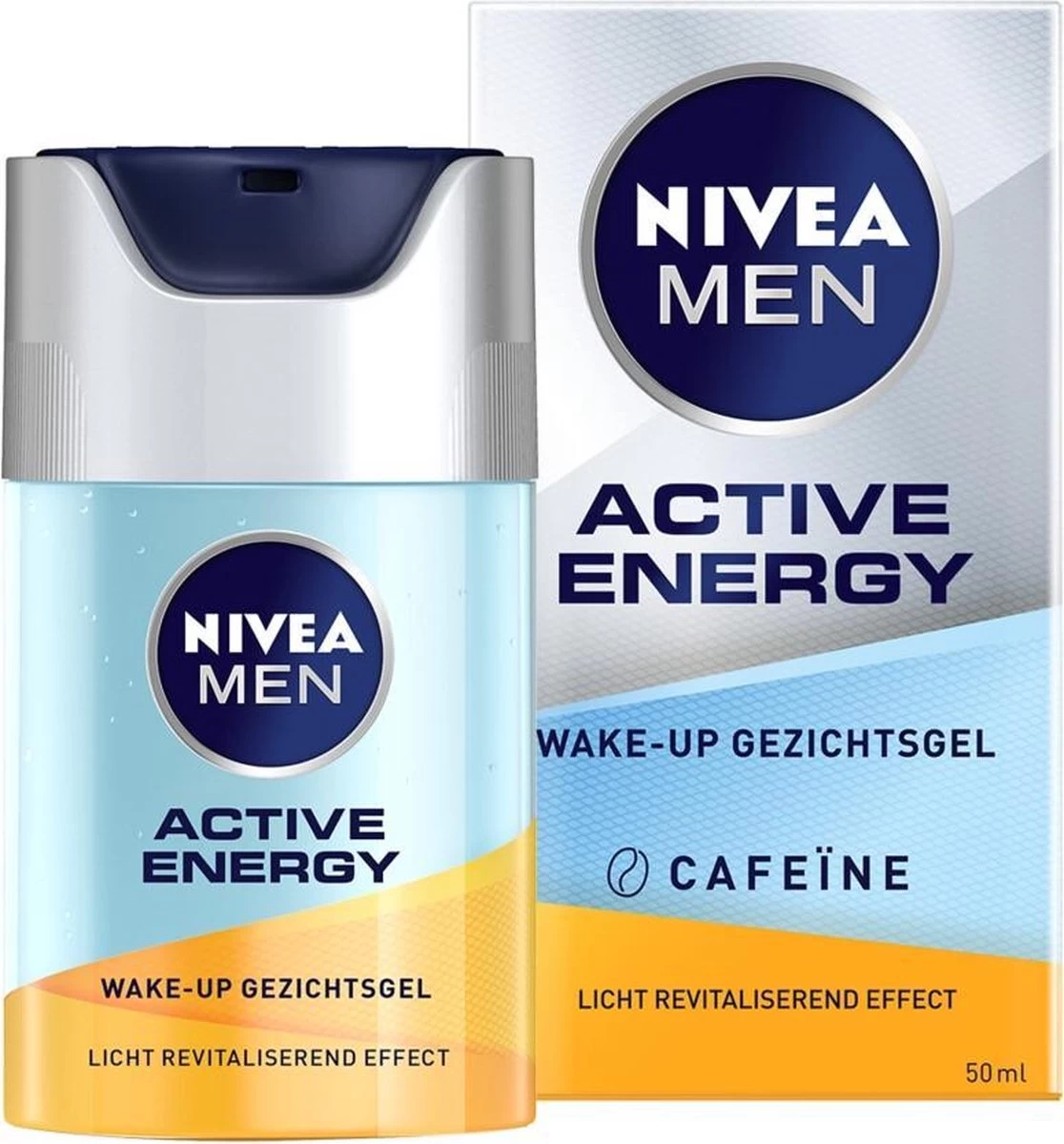 NIVEA MEN Active Energy Wake-up Gezichtsgel - 50 Ml 2 NIVEA MEN Active Energy Wake-up Gezichtsgel - 50 Ml - Afbeelding 2