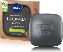 NIVEA Naturally Clean Face Bar Zuiverende Scrub 75 Gr