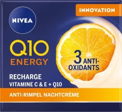 NIVEA Q10plusC Energy Vitamine C & E + Q10 Nachtcrème - 50ml -Nivea Winkel 1200x1107 1
