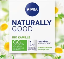 Nivea Naturally Good Dagcrème Gevoelige Huid - 50 Ml - Met Bio Kamille -Nivea Winkel 1200x1108 1