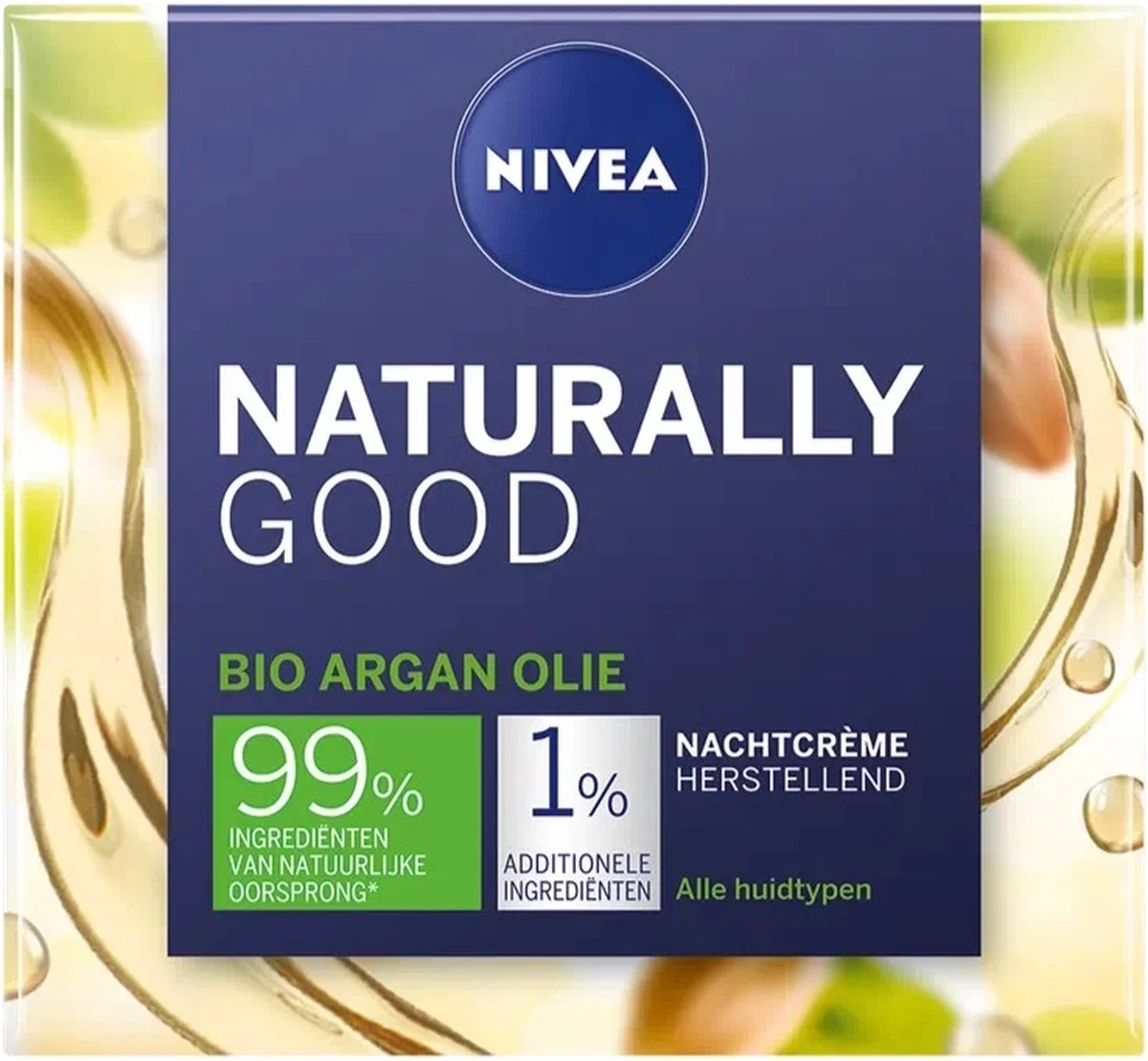 NIVEA Naturally Good Nachtcrème - 50 Ml - Met Bio Arganolie 9 NIVEA Naturally Good Nachtcrème - 50 Ml - Met Bio Arganolie - Afbeelding 9