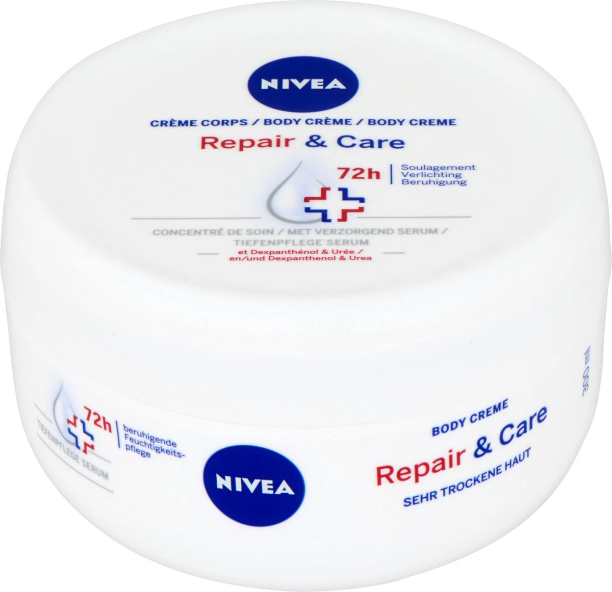 NIVEA Repair & Care Bodycrème - Zeer Droge Huid - 300 Ml 1 NIVEA Repair & Care Bodycrème - Zeer Droge Huid - 300 Ml