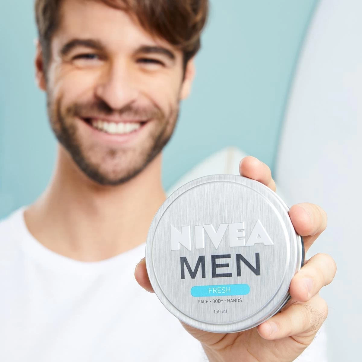 NIVEA MEN FRESH Hydratatie Van Gezicht, Lichaam En Handen -150ml 3 NIVEA MEN FRESH Hydratatie Van Gezicht, Lichaam En Handen -150ml - Afbeelding 3