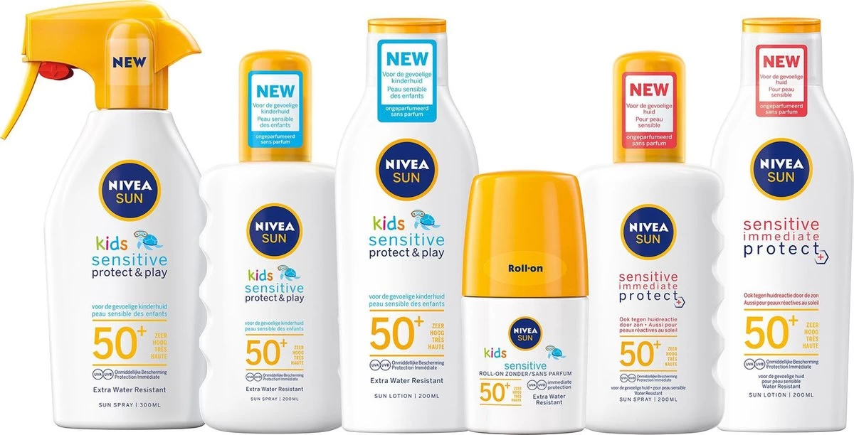 NIVEA SUN Sensitive Immediate Protect Zonnespray SPF 50+ - 200 Ml 5 NIVEA SUN Sensitive Immediate Protect Zonnespray SPF 50+ - 200 Ml - Afbeelding 5
