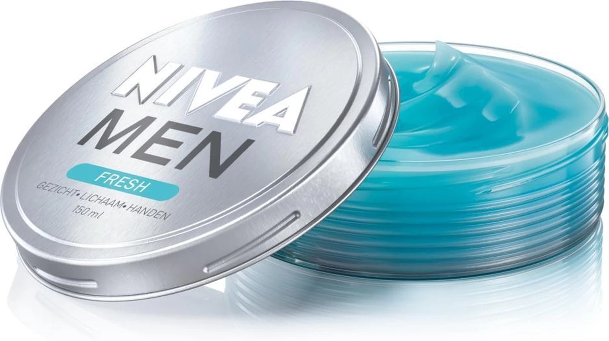 NIVEA MEN FRESH Hydratatie Van Gezicht, Lichaam En Handen -150ml 2 NIVEA MEN FRESH Hydratatie Van Gezicht, Lichaam En Handen -150ml - Afbeelding 2