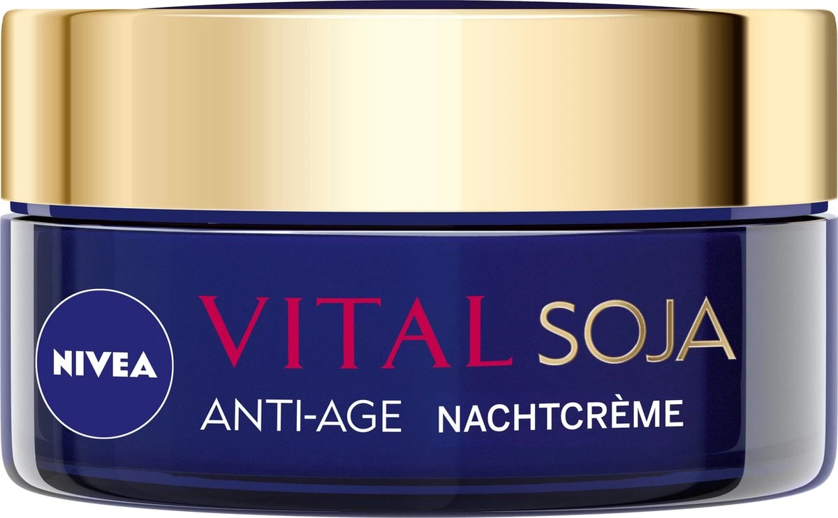 NIVEA VITAL Soja Anti-Age - 50 Ml - Nachtcrème 3 NIVEA VITAL Soja Anti-Age - 50 Ml - Nachtcrème - Afbeelding 3