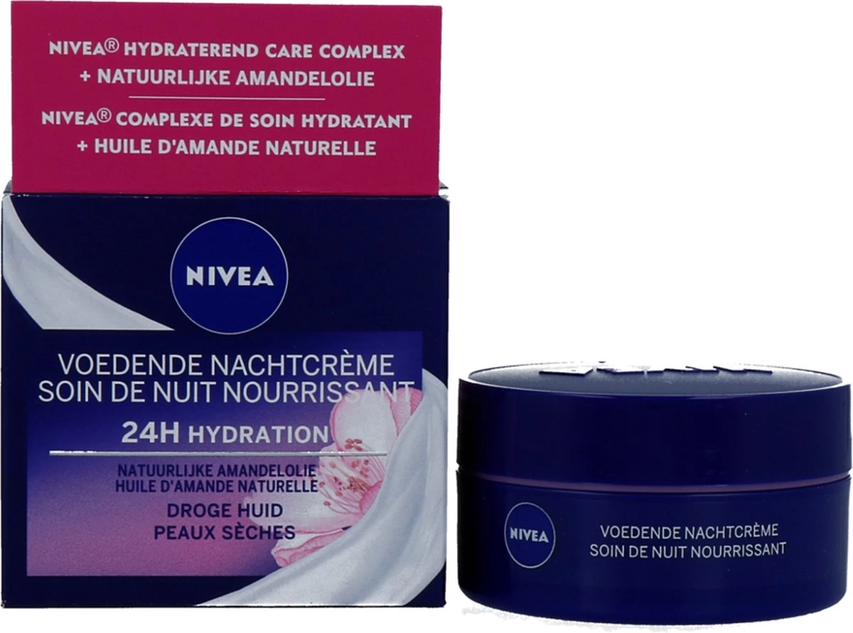 NIVEA Essentials Herstellend Droge Of Gevoelige Huid - 50 Ml - Nachtcrème 2 NIVEA Essentials Herstellend Droge Of Gevoelige Huid - 50 Ml - Nachtcrème - Afbeelding 2