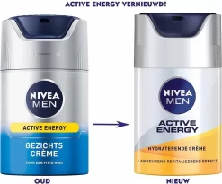 NIVEA MEN Active Energy Hydraterende Dagcrème - 50 Ml -Nivea Winkel 1200x996