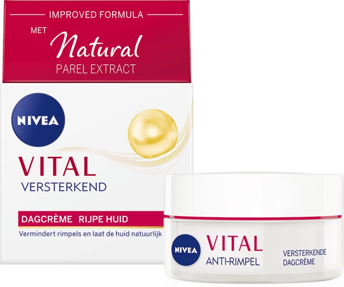 NIVEA VITAL Anti-Rimpel Versterkende Dagcrème - 50 Ml 2 NIVEA VITAL Anti-Rimpel Versterkende Dagcrème - 50 Ml - Afbeelding 2