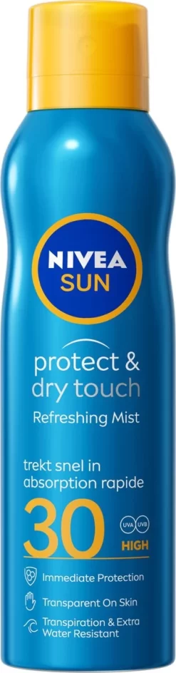 NIVEA SUN Protect & Dry Touch Zonnespray SPF 30 - 200 Ml