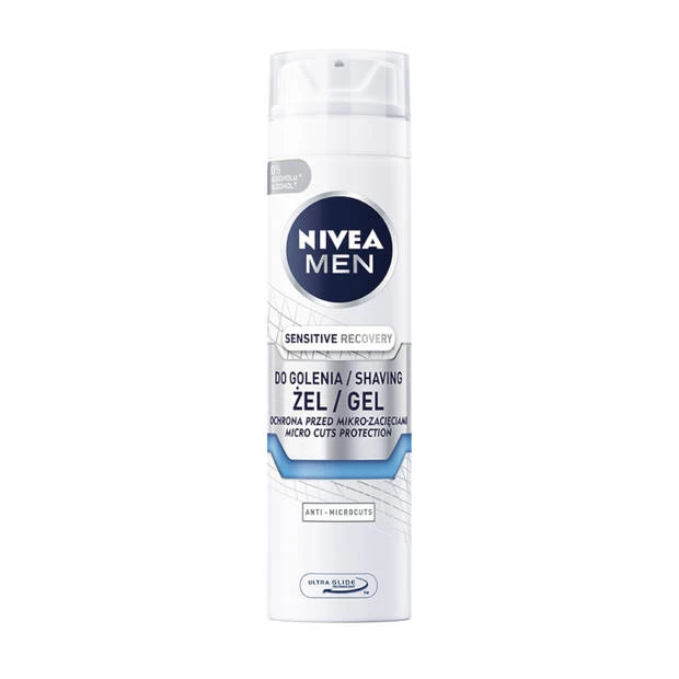 NIVEA Men Sensitive Recovery Shaving Gel 200ml 1 NIVEA Men Sensitive Recovery Shaving Gel 200ml
