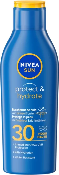 NIVEA SUN Protect & Hydrate Zonnemelk SPF 30 - 200 Ml 11 NIVEA SUN Protect & Hydrate Zonnemelk SPF 30 - 200 Ml -Nivea Winkel 407x1200
