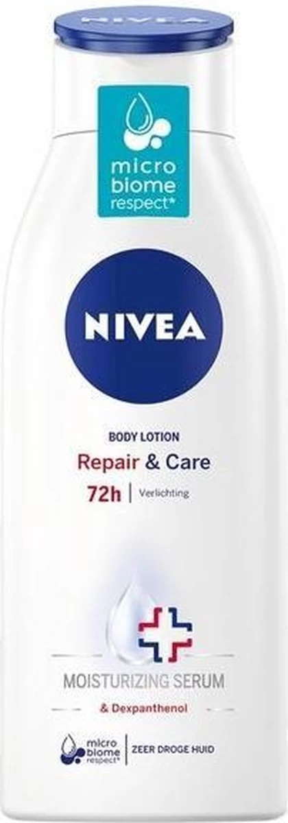 NIVEA Repair & Care Bodylotion - Zeer Droge Huid - 3 X 400 Ml - Voordeelverpakking 2 NIVEA Repair & Care Bodylotion - Zeer Droge Huid - 3 X 400 Ml - Voordeelverpakking - Afbeelding 2