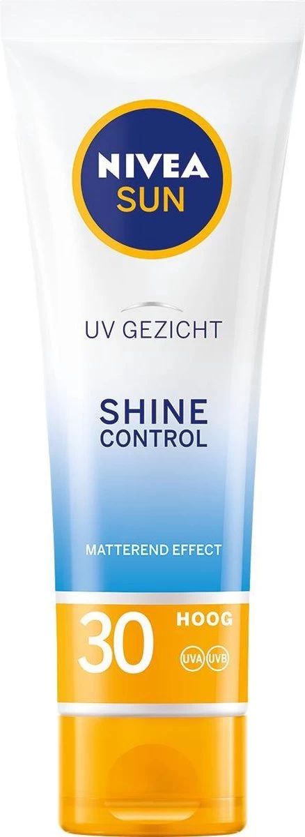 Nivea Sun UV Face Shine Control Zonnebrand Gezicht SPF 30 50 Ml 1 Nivea Sun UV Face Shine Control Zonnebrand Gezicht SPF 30 50 Ml