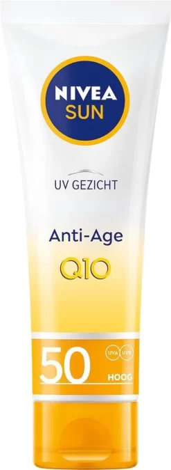 Nivea Sun UV Anti-Age En Anti-Pigment Zonnebrand Gezicht SPF 50 50 Ml
