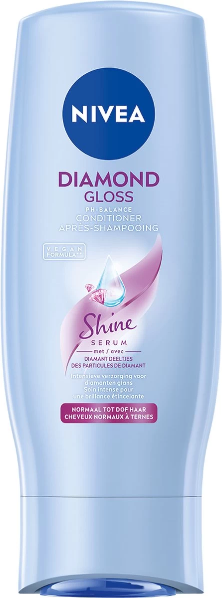 NIVEA Diamond Gloss Care Conditioner - 6 X 200 Ml - Voordeelverpakking 2 NIVEA Diamond Gloss Care Conditioner - 6 X 200 Ml - Voordeelverpakking - Afbeelding 2