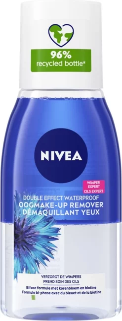 NIVEA Double Effect Waterproof - 125 Ml - Oogmake-up Remover