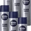 NIVEA MEN Silver Protect Dynamic Power - 6 X 150 Ml - Voordeelverpakking - Deodorant Spray