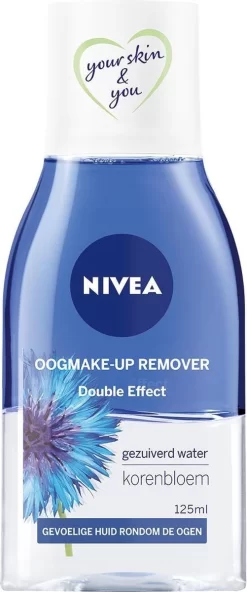 NIVEA Double Effect Waterproof - 125 Ml - Oogmake-up Remover -Nivea Winkel 501x1200