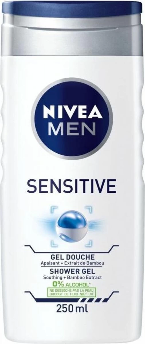 NIVEA MEN Sensitive - 6 X 250 Ml - Voordeelverpakking - Douchegel 3 NIVEA MEN Sensitive - 6 X 250 Ml - Voordeelverpakking - Douchegel - Afbeelding 3