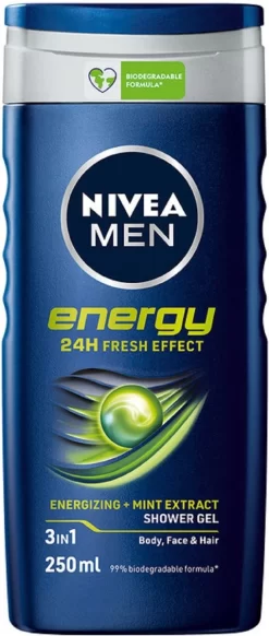 NIVEA MEN Energy - 6x 250 ML - Voordeelverpakking - Douchegel 8 NIVEA MEN Energy - 6x 250 ML - Voordeelverpakking - Douchegel -Nivea Winkel 509x1200