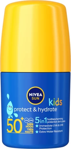 NIVEA SUN Kids Hydraterende Roll-on SPF 50+ - 50 Ml