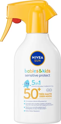 Nivea Sun Babies & Kids Sensitive Protect Zonnespray SPF50+ 270 Ml