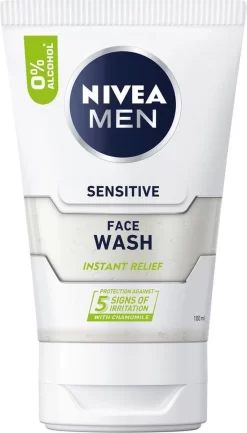 NIVEA MEN Sensitive Reinigingsgel - Face Wash - 100 Ml