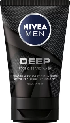 NIVEA MEN Deep Reinigingsgel - Face Wash - 100 Ml