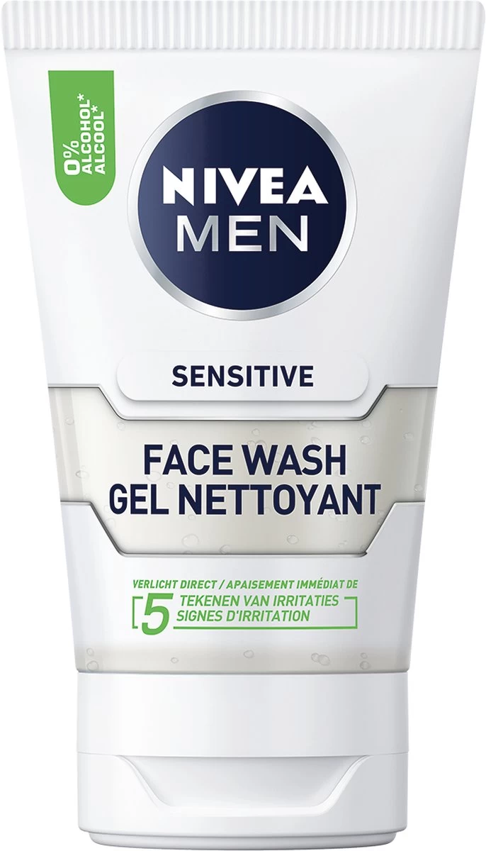 NIVEA MEN Sensitive Reinigingsgel - Face Wash - 100 Ml 3 NIVEA MEN Sensitive Reinigingsgel - Face Wash - 100 Ml - Afbeelding 3