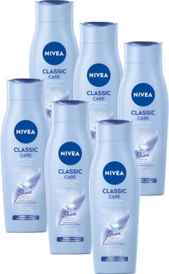 NIVEA Classic Mild Shampoo - 6 X 250 Ml - Voordeelverpakking