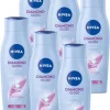 NIVEA Diamond Gloss Care Shampoo - 6 X 250 Ml - Voordeelverpakking