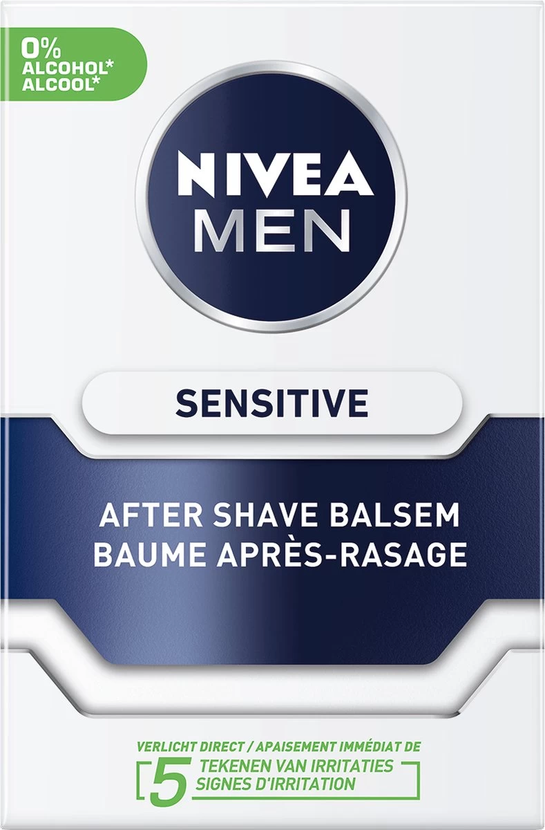 NIVEA MEN Sensitive Aftershave Balsem - 100 Ml 6 NIVEA MEN Sensitive Aftershave Balsem - 100 Ml - Afbeelding 6
