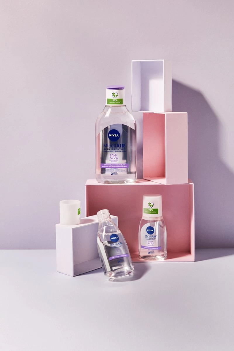 NIVEA Essentials Sensitive & Verzorgende Micellair Water 400 Ml 6 NIVEA Essentials Sensitive & Verzorgende Micellair Water 400 Ml - Afbeelding 6