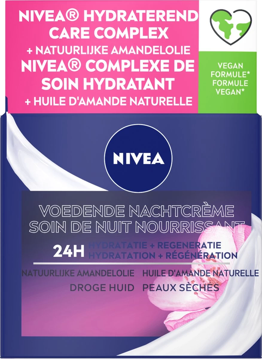NIVEA Essentials Herstellend Droge Of Gevoelige Huid - 50 Ml - Nachtcrème