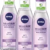 NIVEA Essentials Sensitive & Verzorgend Micellair Water - Gezichtsreiniger - 3 X 200 Ml - Voordeelverpakking