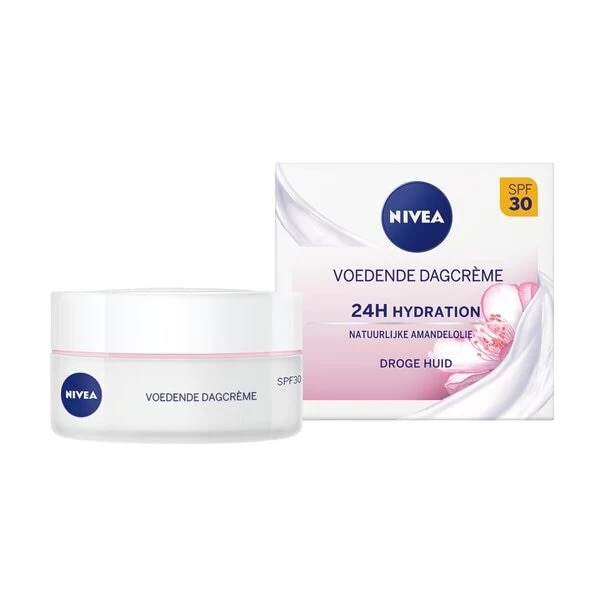 Nivea 24H Hydratation Voedende Dagcrème 2 Nivea 24H Hydratation Voedende Dagcrème - Afbeelding 2
