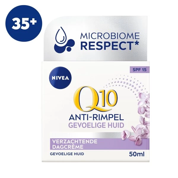 Nivea Q10 Power Sensitive 35+ SPF15 Dagcrème 1 Nivea Q10 Power Sensitive 35+ SPF15 Dagcrème
