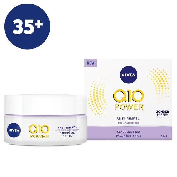 Nivea Q10 Power Sensitive 35+ SPF15 Dagcrème 2 Nivea Q10 Power Sensitive 35+ SPF15 Dagcrème - Afbeelding 2