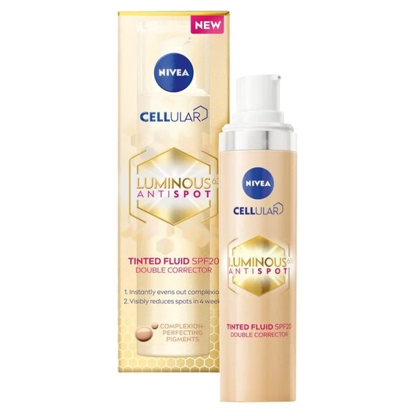 Nivea Cellular Luminous630 Getinte Dagcrème SPF20 2 Nivea Cellular Luminous630 Getinte Dagcrème SPF20 - Afbeelding 2