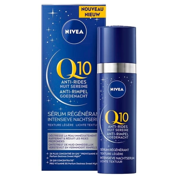 Nivea Q10 Anti-Rimpel Goedenacht Intensief Nachtserum 2 Nivea Q10 Anti-Rimpel Goedenacht Intensief Nachtserum - Afbeelding 2